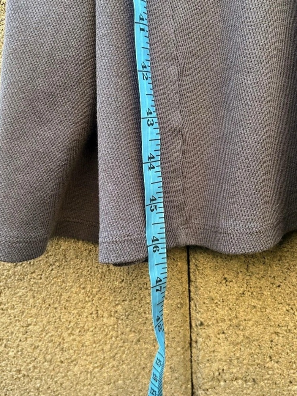 Universal Thread Ribbed Button-Front Midi Dress Grey Medium - Picture 3 of 3